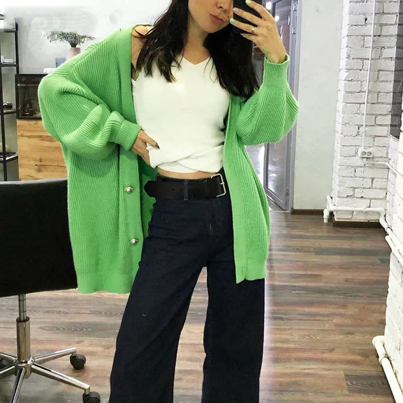 Vibonanza | Elegante Katoenen Cardigan Dames