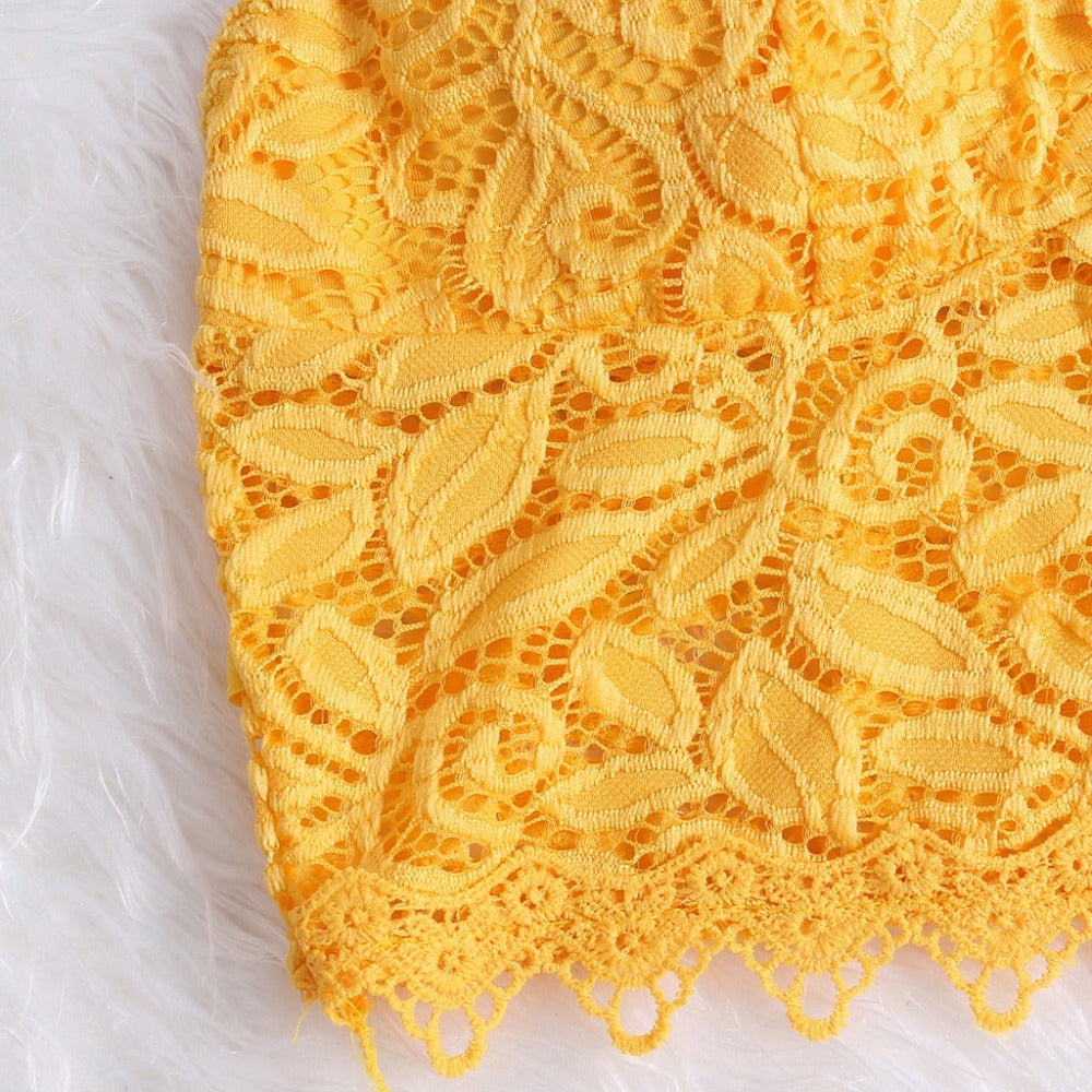 Vibonanza | Zomerse Mesh Top met V-hals en Verstelbare Bandjes