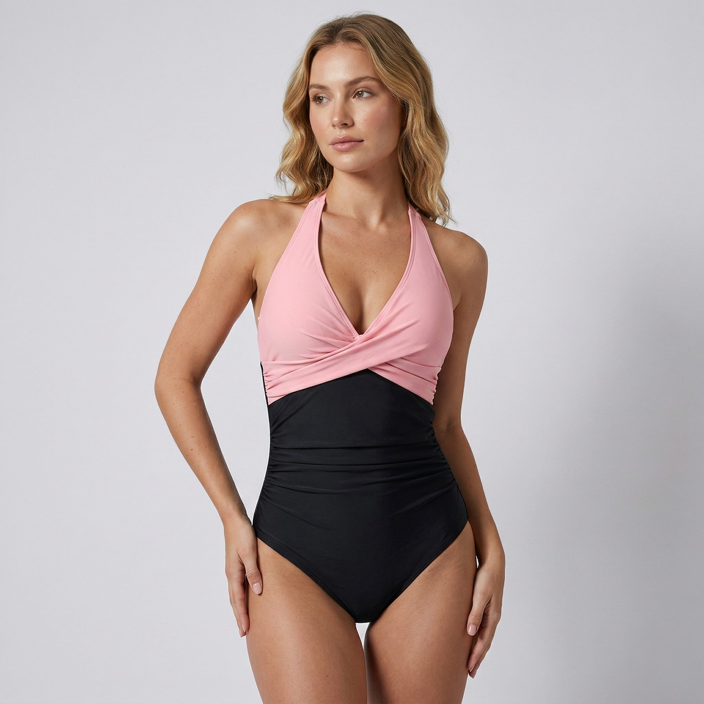 Vibonanza | Corrigerend Badpak met Push-Up en V-Hals