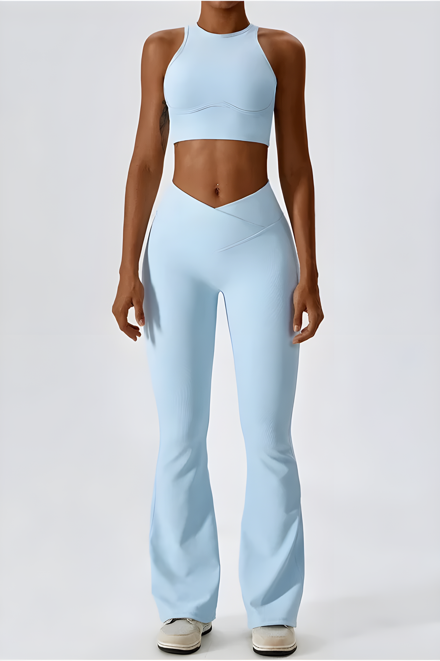 Vibonanza | Flared Legging en Hoge Hals Top