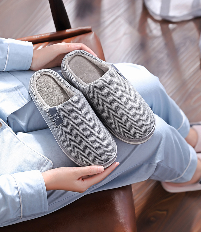 Vibonanza | Heren Pantoffels met Zachte Pluche Voering