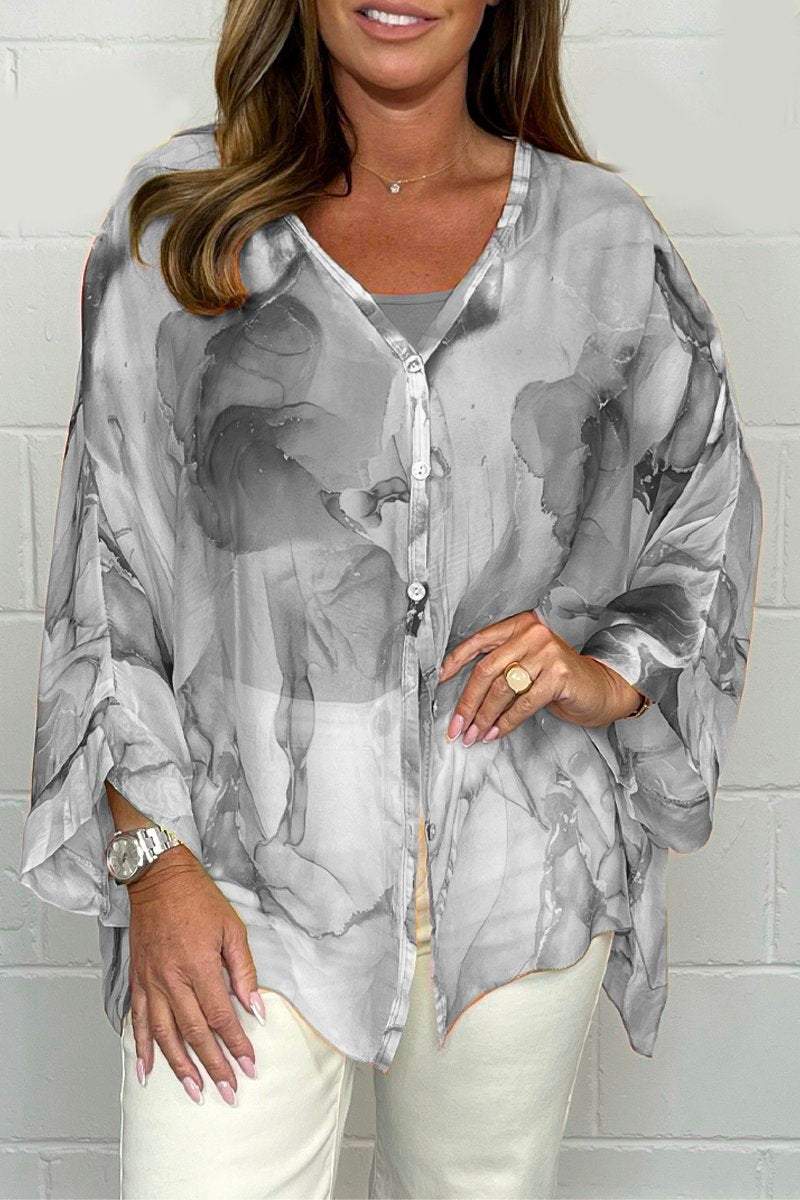 Vibonanza | Zomerse Damesblouse met Vrolijke Print