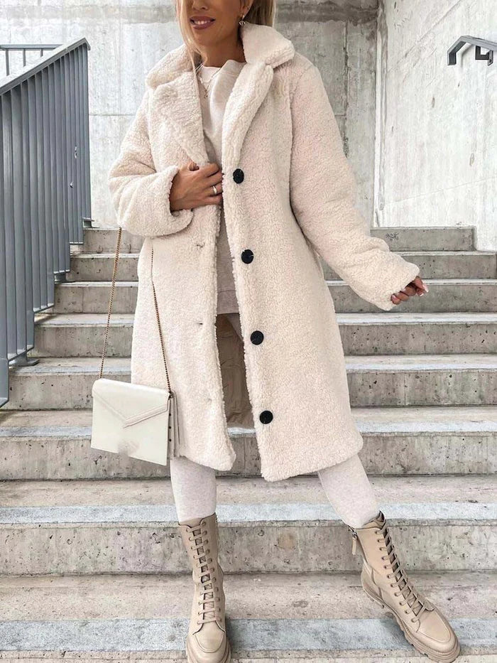 Vibonanza | Dames Teddyjas Lange Winterjas