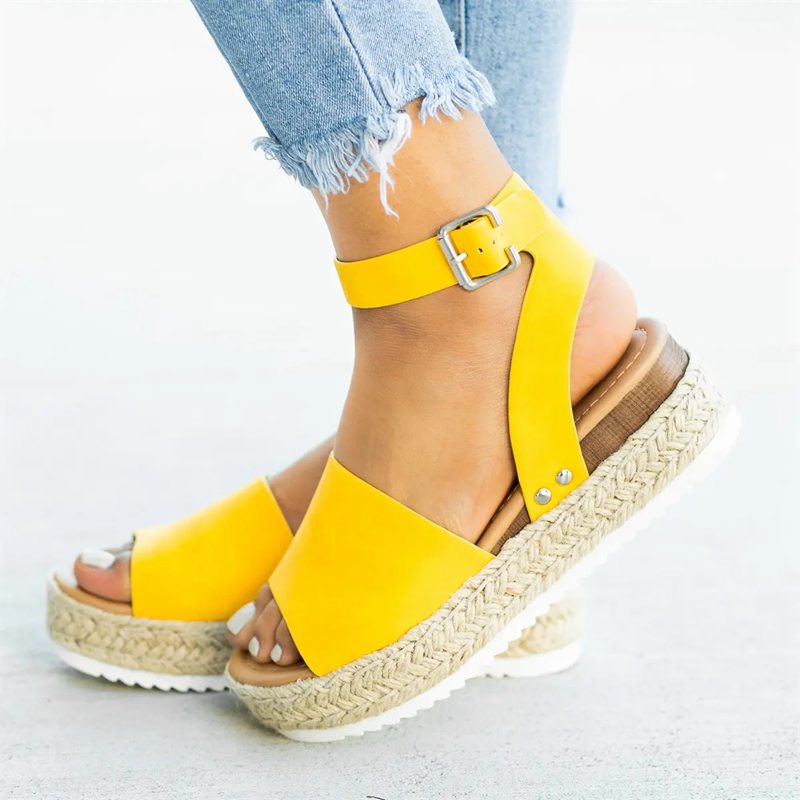 Vibonanza | Espadrille Sandalen Verstelbare Bandjes