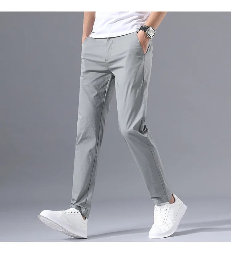 Vibonanza | Heren Stretchbroek met Luxe Uitstraling