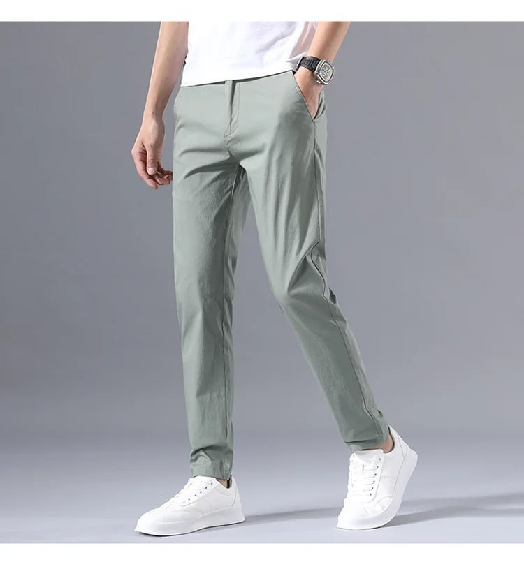 Vibonanza | Heren Stretchbroek met Luxe Uitstraling