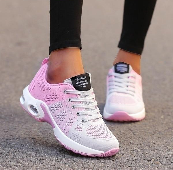 Vibonanza | Dames Sneakers Wit met Schokdemping