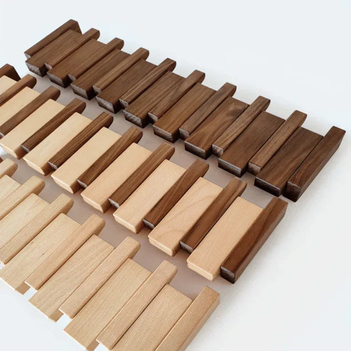 Vibonanza | Houten Wandkapstok Piano Design