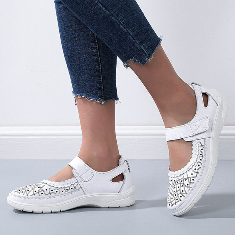 Vibonanza | Orthopedische Dames Loafers Wit Leer