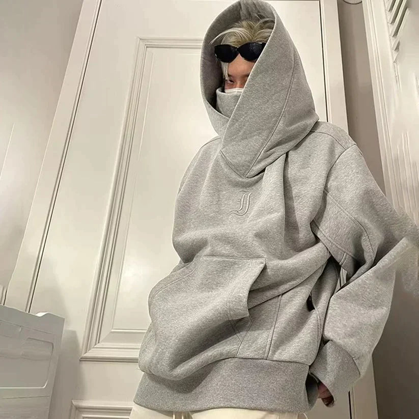 Vibonanza | Oversized Hoodie Met Capuchon En Nekwarmer