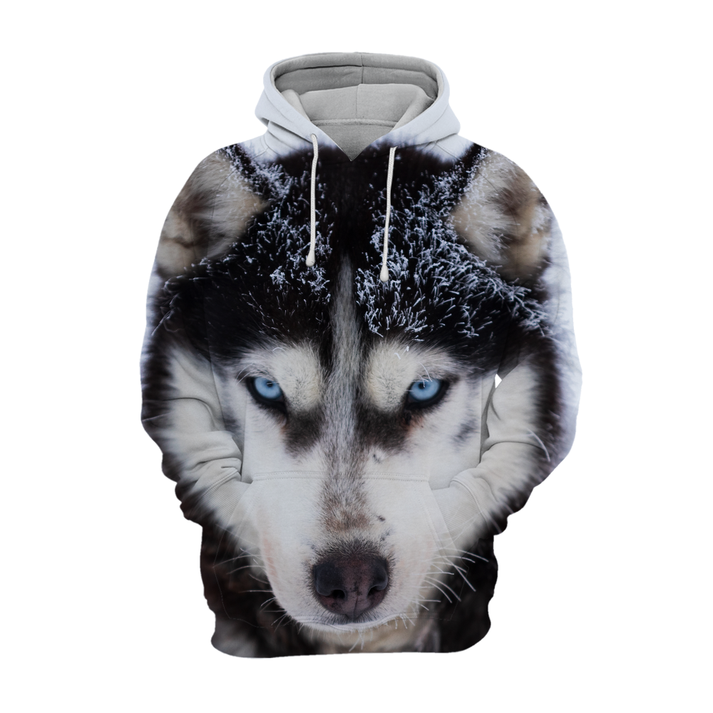 Vibonanza | Unisex Hondentrui met Husky Print