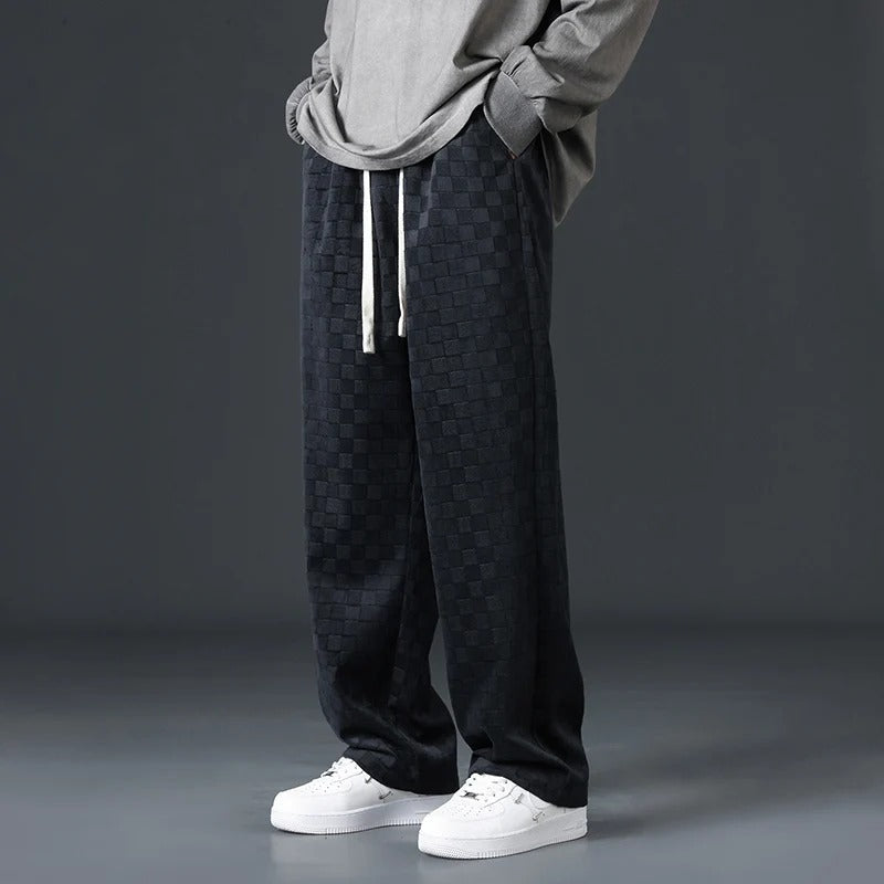 Vibonanza | Dikke Corduroy Joggingsbroek met Elastische Tailleband