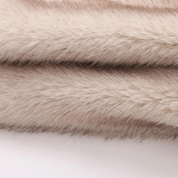 Vibonanza | Dames Zwarte Faux Fur Winterjas